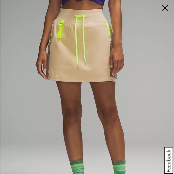 Lululemon Multi-pocket Cargo Highrise Hiking Skirt/Skort - Picture 2 of 9